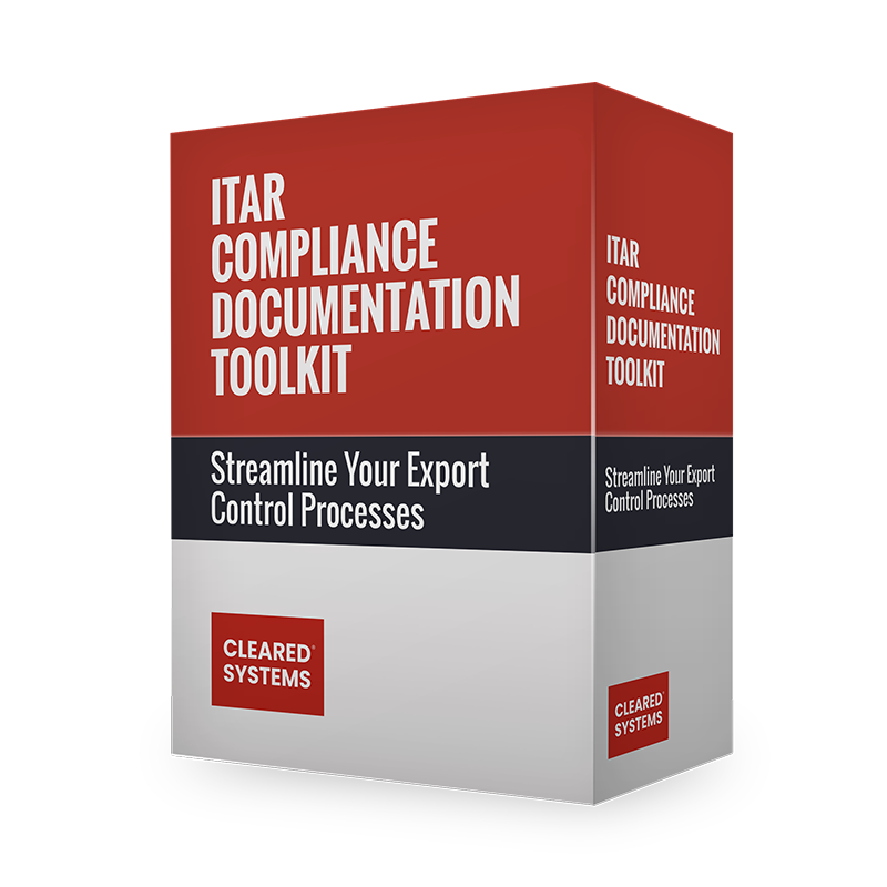 ITAR Compliance Documentation Toolkit - Instant Download