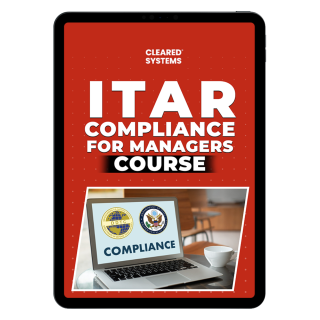 ITAR Compliance for Managers Course