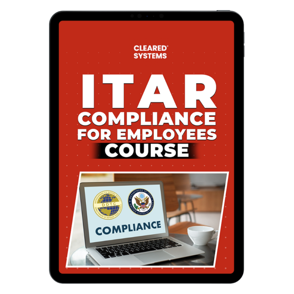 Tablet 2 ITAR Compliance for Employees Course