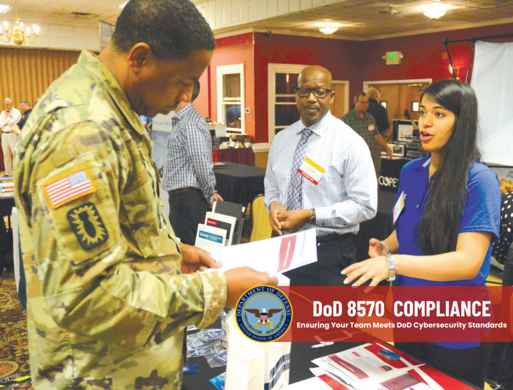 DoD 8570 compliance team in action