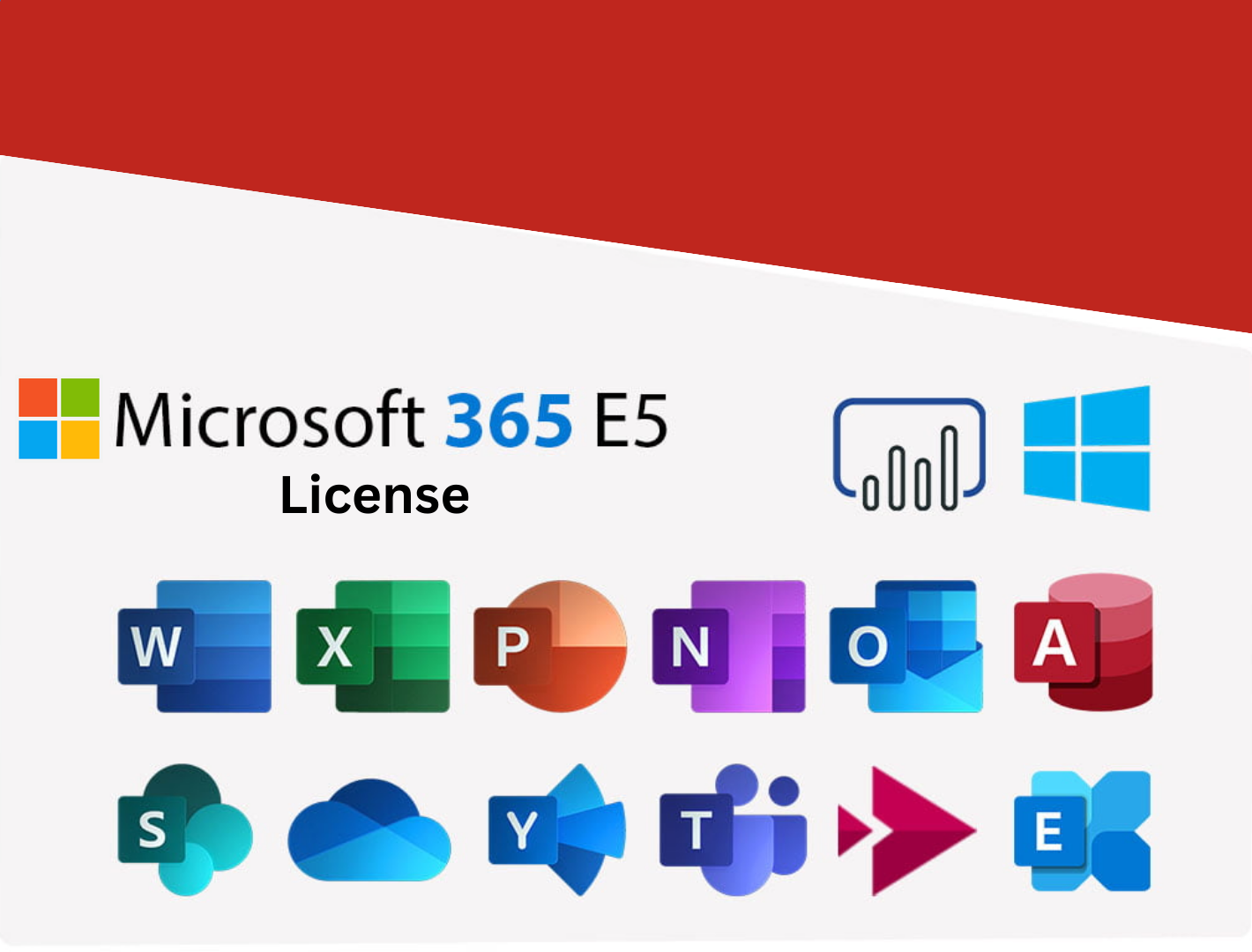 is microsoft project included in e5 license