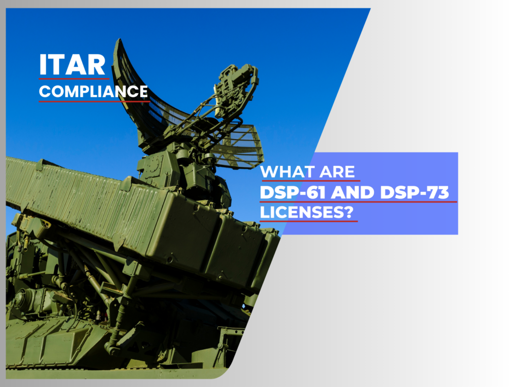 DSP-61 and DSP-73 licenses