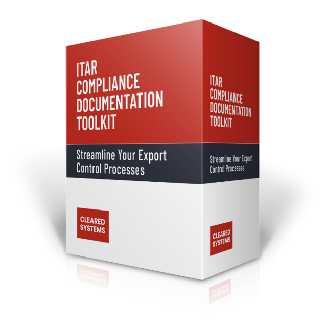 ITAR Compliance Doc Toolkit ITAR Compliance Documentation Toolkit